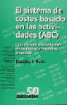 SISTEMA COSTES BASADO ACTIVIDADES(ABC), de HICKS | portada del libro