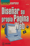 DISEÑAR SU PROPIA PAGINA WEB, de HOBBS | portada del libro