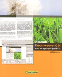 Aprender Dreamweaver CS4 con 100 ejercicios prácticos, de MEDIAactive | portada del libro
