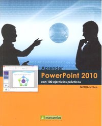 Aprender PowerPoint 2010 con 100 ejercicios prácticos, de MEDIAactive | portada del libro