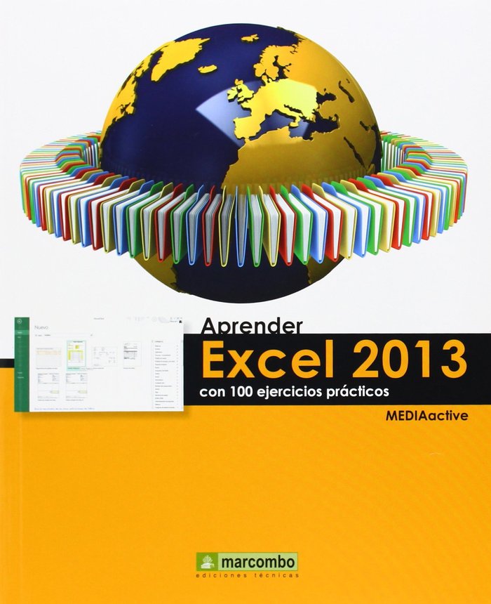 APRENDER EXCEL 2013 CON 100 EJERCICIOS, de MEDIACTIVE | portada del libro