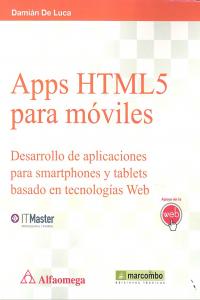 Apps HTML5 para móviles, de De Lucas, Damián | portada del libro