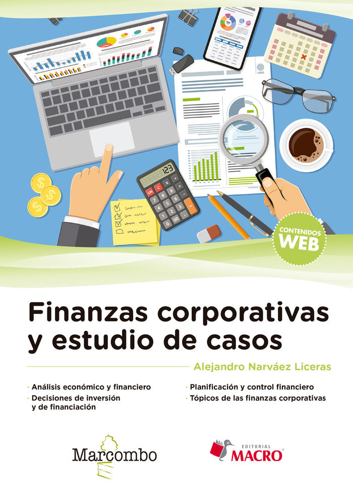 Finanzas corporativas y estudio de casos, de Narváez Liceras, Alejandro | portada del libro