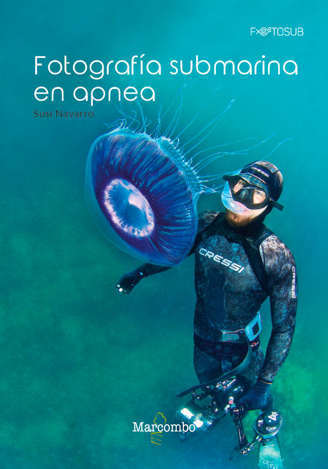 Fotografía submarina en apnea, de Navarro, Susi | portada del libro