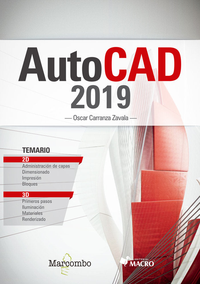 AutoCAD 2019, de Carranza Zavala, Oscar | portada del libro