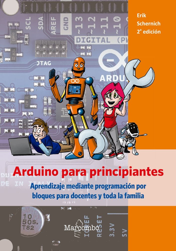 Arduino para principiantes, de Schernich, Erik | portada del libro