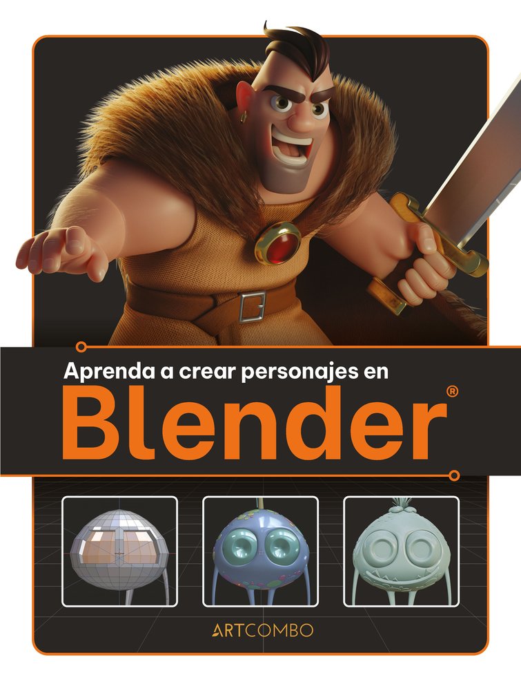 Aprenda a crear personajes en Blender, de 3DTOTAL PUBLISHING | portada del libro