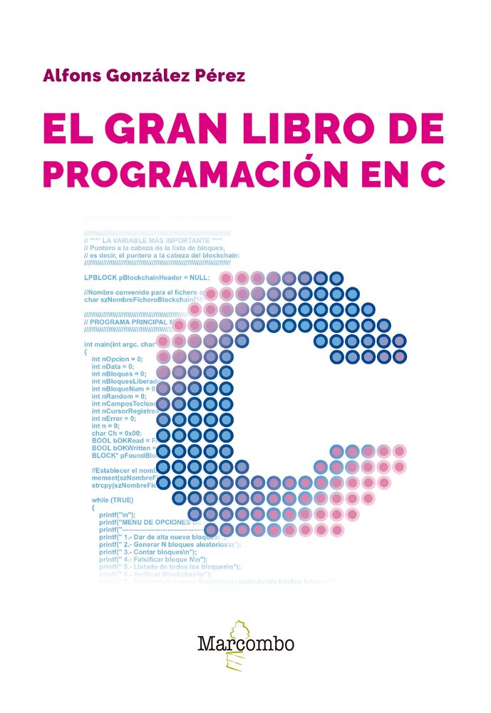 EL GRAN LIBRO DE PROGRAMACION EN C, de GONZALEZ PEREZ, ALFONS | portada del libro