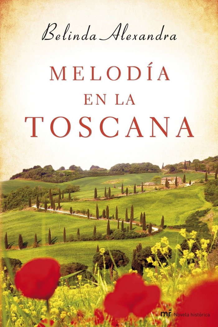 Melodía en la Toscana, de Alexandra | portada del libro