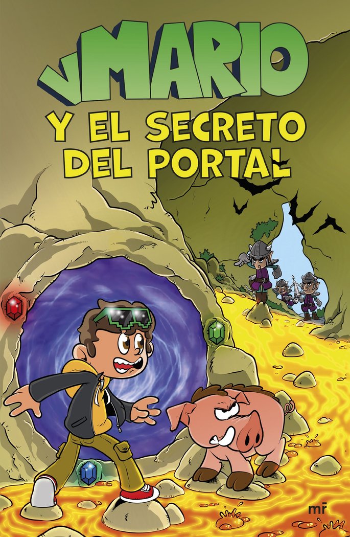 vMario y el secreto del portal, de VMARIO | portada del libro