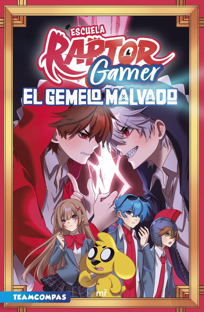 Escuela RaptorGamer 2: El gemelo malvado, de RAPTOR GAMER | portada del libro
