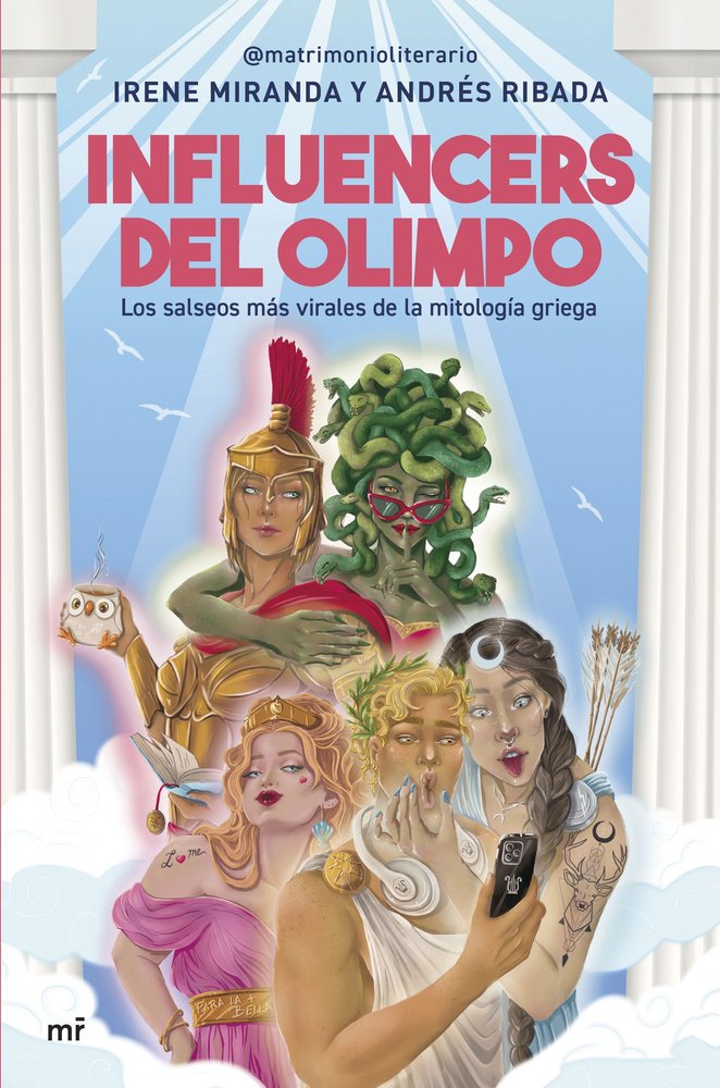 INFLUENCERS DEL OLIMPO, de IRENE MIRANDA | portada del libro