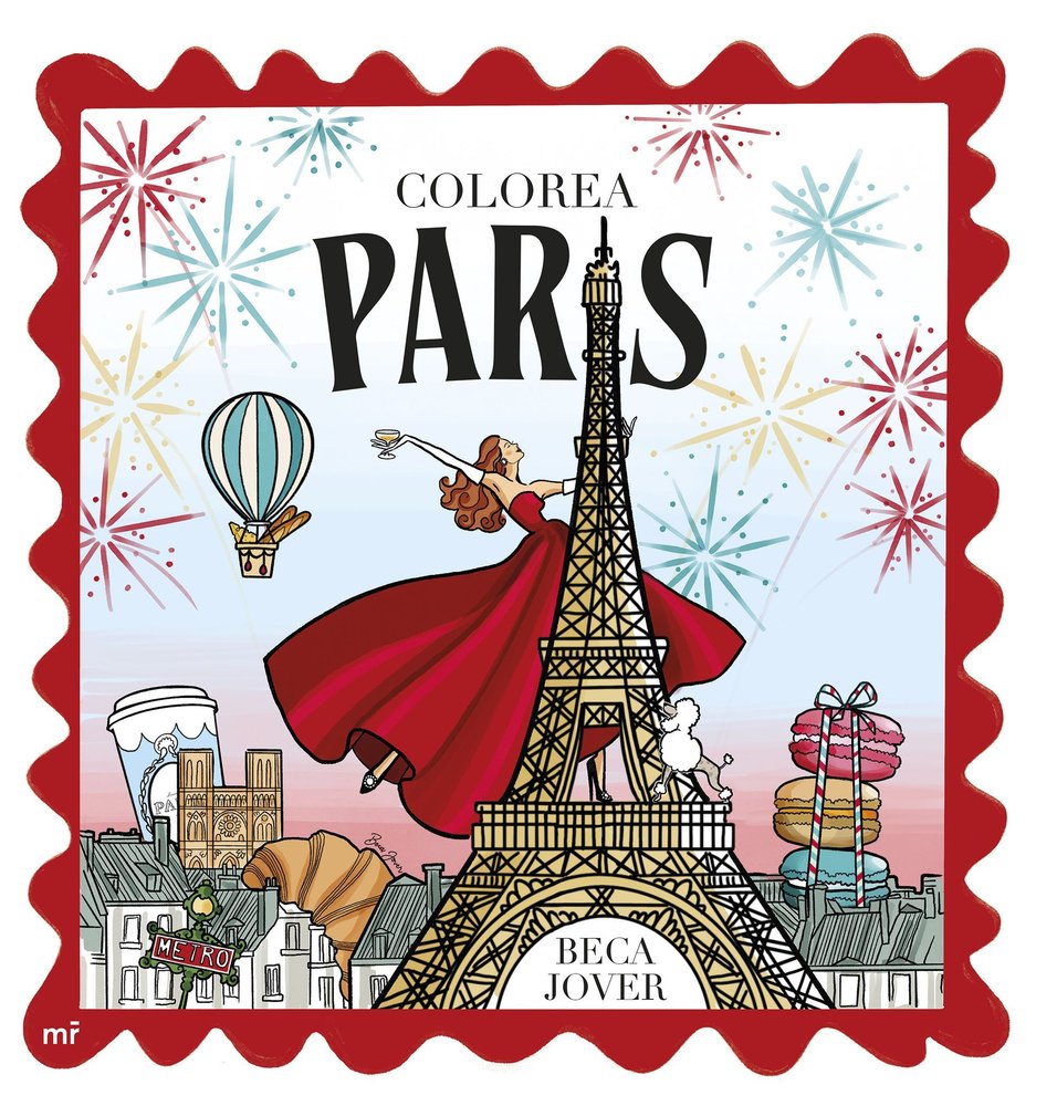 COLOREA PARIS, de BECA JOVER | portada del libro