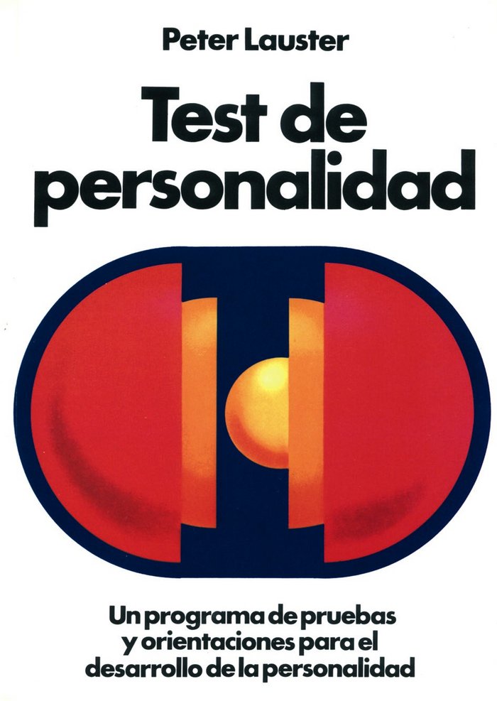 TEST DE PERSONALIDAD. RUSTICA, de LAUSTER | portada del libro