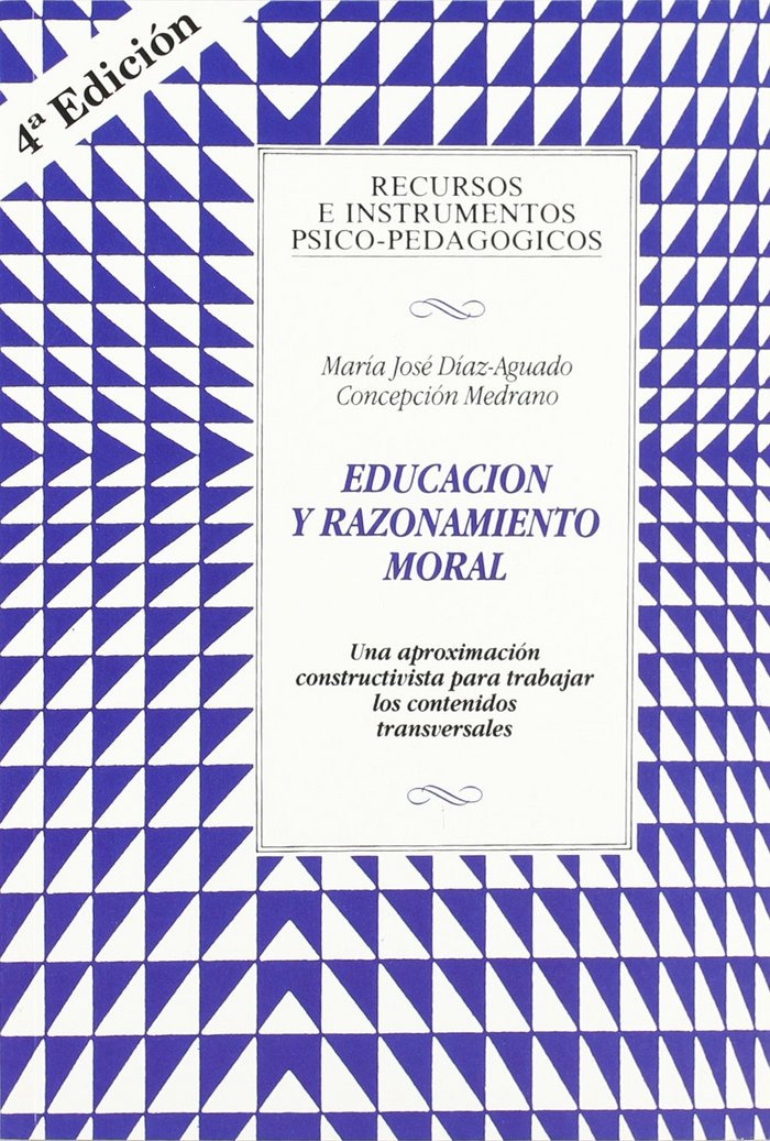 Educación y razonamiento moral, de Aguado | portada del libro