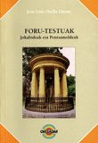 FORU-TESTUAK, de ORELLA UNZUE | portada del libro