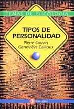 TIPOS DE PERSONALIDAD, de CAUVIN | portada del libro