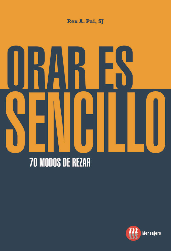 Orar es sencillo, de Pai | portada del libro