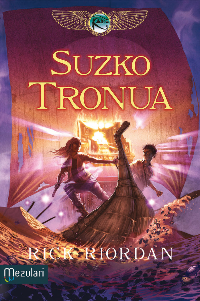 Suzko tronua, de Riordan, Rick | portada del libro