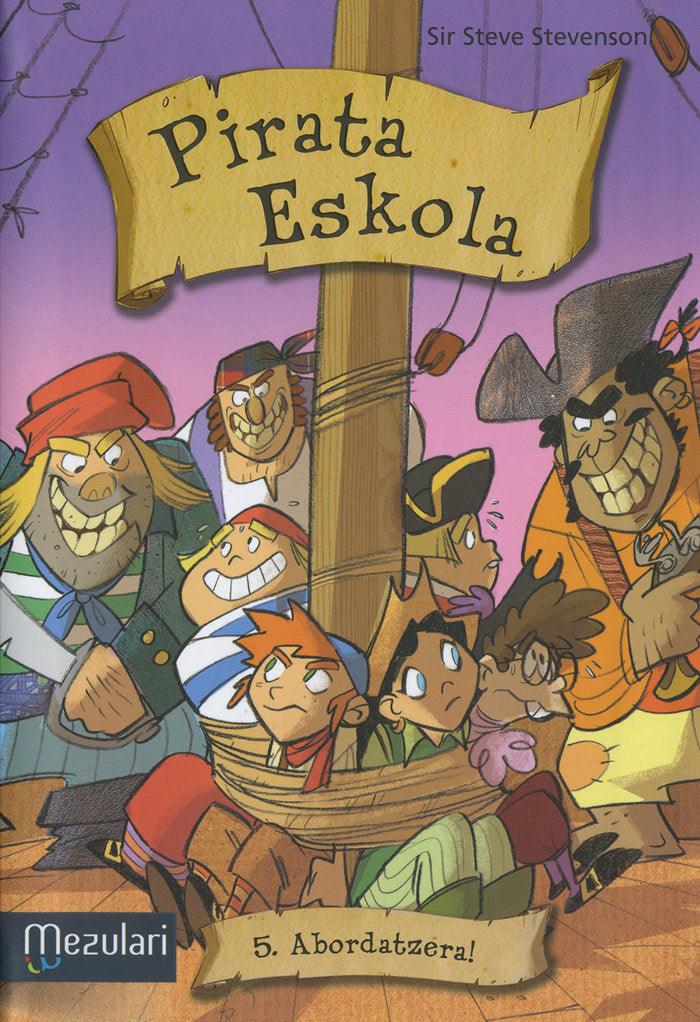 Pirata eskola. Abordatzera!, de Pasqualotto, Mario | portada del libro
