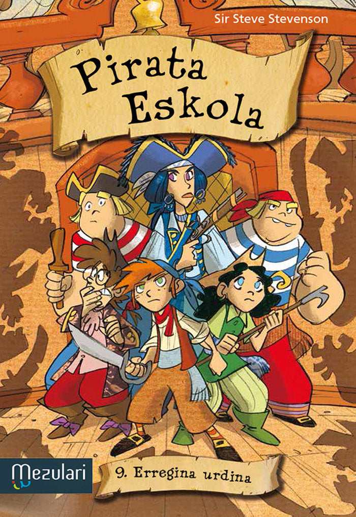 Pirata eskola. Erregina urdina, de Pasqualotto, Mario | portada del libro