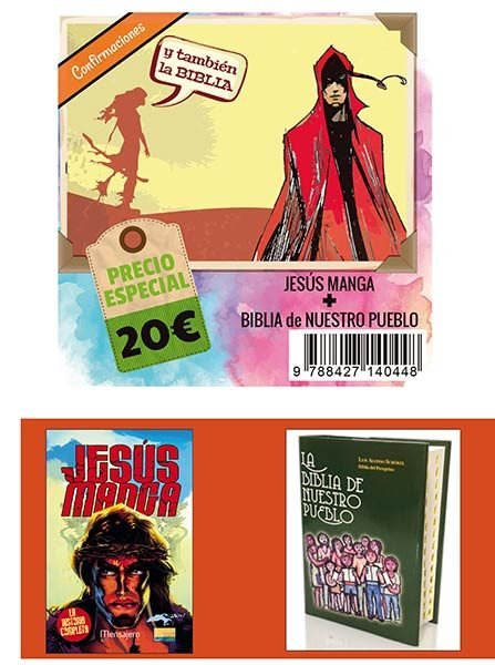 LOTE CONFIRMACIONES (JESUS MANGA + BIBLIA NUESTRO PUEBLO), de AAVV | portada del libro