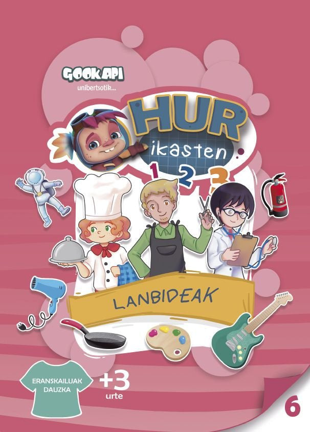 Hur ikasten 6. Lanbideak., de BEREIKUA BARINAGARREMENTERIA, LEIRE | portada del libro