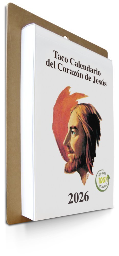 TACO 2026 CALENDARIO DEL CORAZON DE JESUS GRANDE | portada del libro