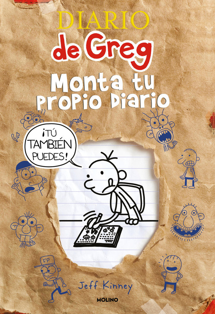 Monta tu propio diario (Diario de Greg), de Kinney Jeff | portada del libro