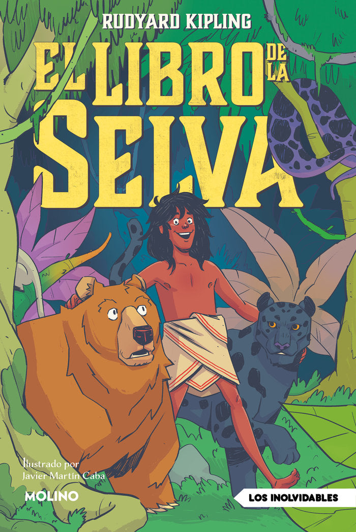 El libro de la selva, de RUDYARD KIPLING | portada del libro