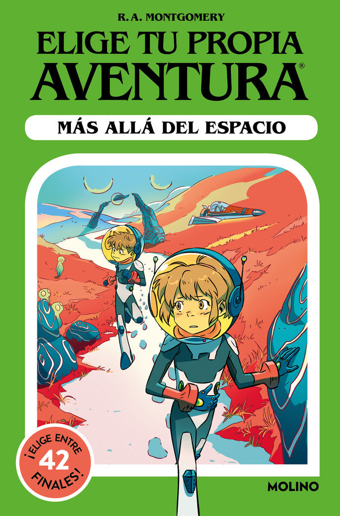 Más allá del espacio (Elige tu propia aventura), de R A MONTGOMERY | portada del libro