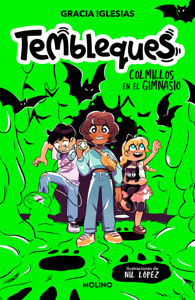 Colmillos en el gimnasio (Tembleques 1), de IGLESIAS | portada del libro