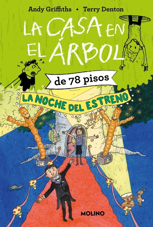 La casa en el árbol de 78 pisos. La noche del estreno (La casa en el árbol 6), de GRIFFITHS | portada del libro