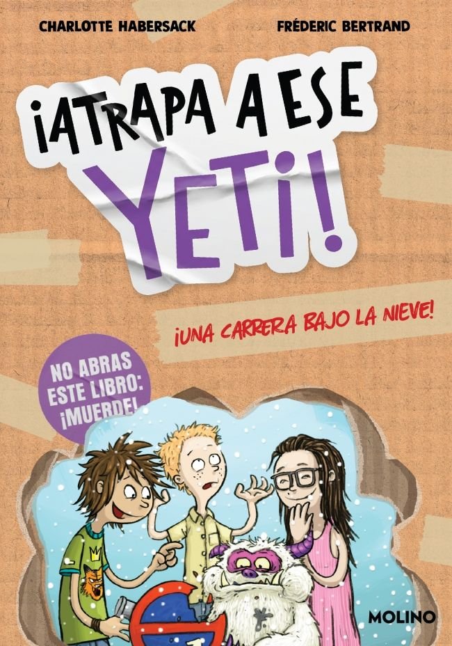 Yeti! Una carrera bajo la nieve (¡Atrapa a ese 1), de CHARLOTTE HABERSACK | portada del libro