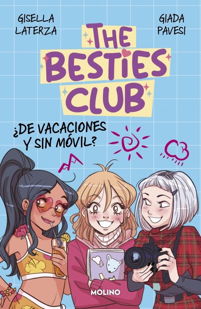 ¿De vacaciones y sin móvil? (The Besties Club), de GISELLA LATERZA | portada del libro