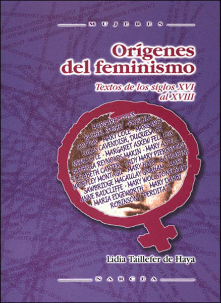Orígenes del feminismo, de Taillefer de Haya, Lidia | portada del libro