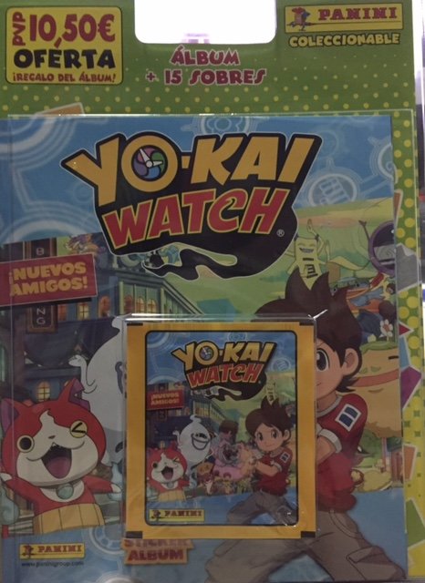 BLISTER STICKER ALBUM 15 SOBRES YOKAI WATCH 2, de AA.VV. | portada del libro