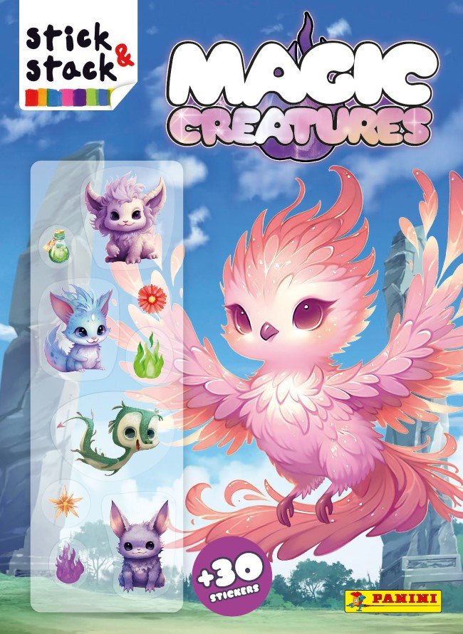 MAGIC CREATURES STICK STACK, de PANINI | portada del libro