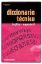 DiccionarioátécnicoáInglés-Español, de MALGORN , GUY | portada del libro