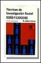 TECNICAS INVESTIGACION SOCIAL TEORIA Y EJERCICIOS, de SIERRA BRAVO | portada del libro