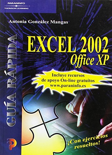 Guía rápida. Excel 2002 Office XP, de GONZÁLEZ MANGAS, ANTONIA | portada del libro