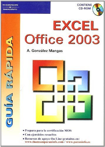 Guía rápida. Excel Office 2003, de GONZÁLEZ MANGAS, ANTONIA | portada del libro