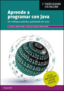 Aprende a programar con Java ( 2.ª edición), de JIMÉNEZ MARÃN, ALFONSO | portada del libro