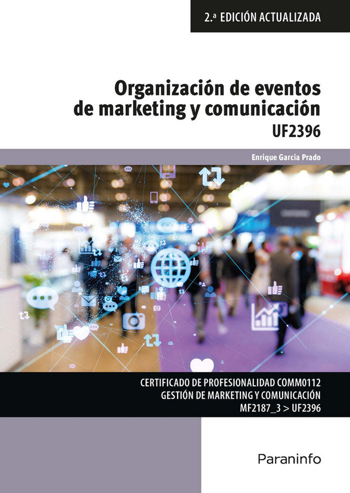 Organización y eventos de marketing y comunicación, de GARCÍA PRADO, ENRIQUE | portada del libro