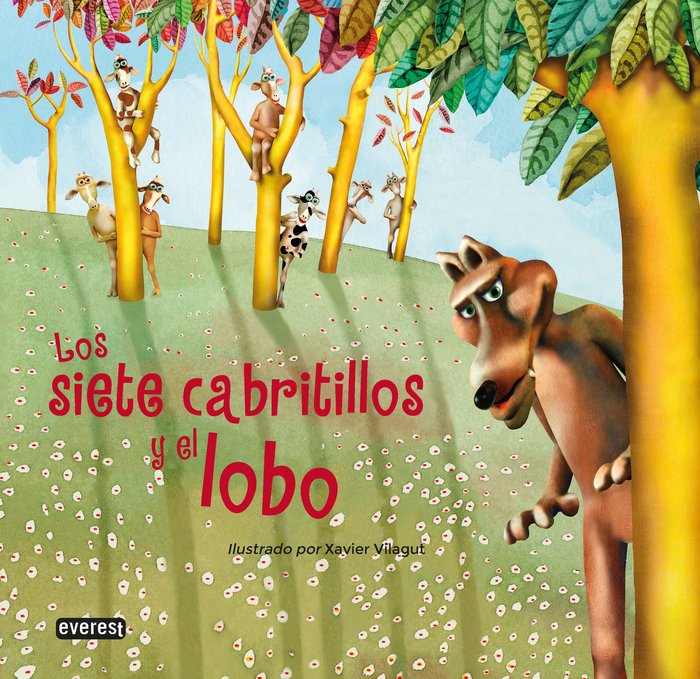 Los siete cabritillos y el lobo, de VILAGUT IBÃÑEZ, XAVIER | portada del libro