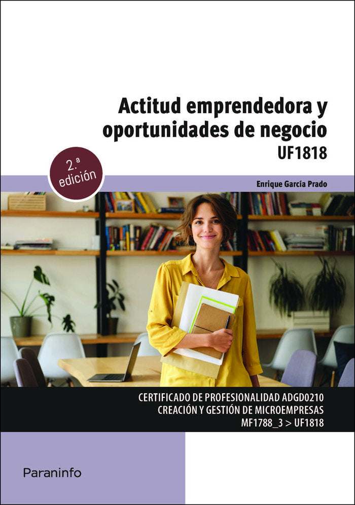 Actitud emprendedora y oportunidades de negocio, de GARCIA PRADO, ENRIQUE | portada del libro