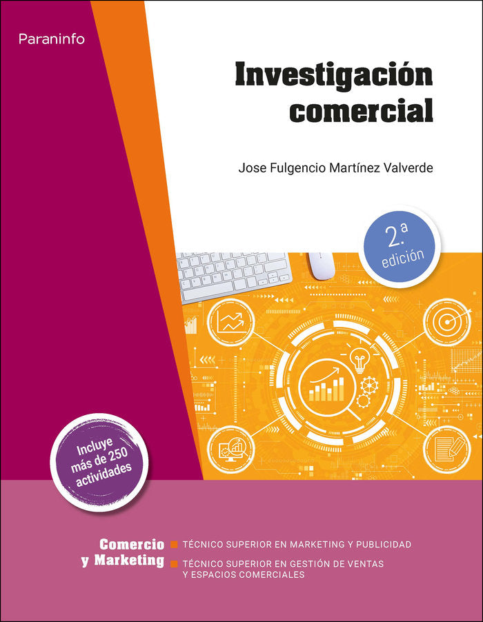 INVESTIGACION COMERCIAL 2.ª EDICION 2024, de MARTINEZ VALVERDE, JOSE FULGENCIO | portada del libro