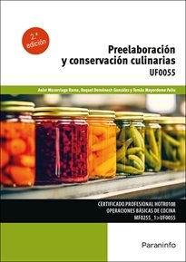 PREELABORACION Y CONSERVACION CULINARIAS, de HERREROS GONZALEZ, RAQUEL | portada del libro
