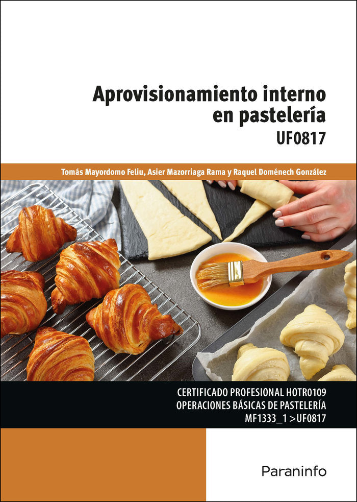 APROVISIONAMIENTO INTERNO EN PASTELERIA, de MAZORRIAGA RAMA, ASIER | portada del libro