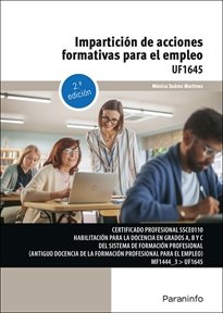 IMPARTICION DE ACCIONES FORMATIVAS PARA EL EMPLEO, de SUAREZ MARTINEZ, MONICA | portada del libro